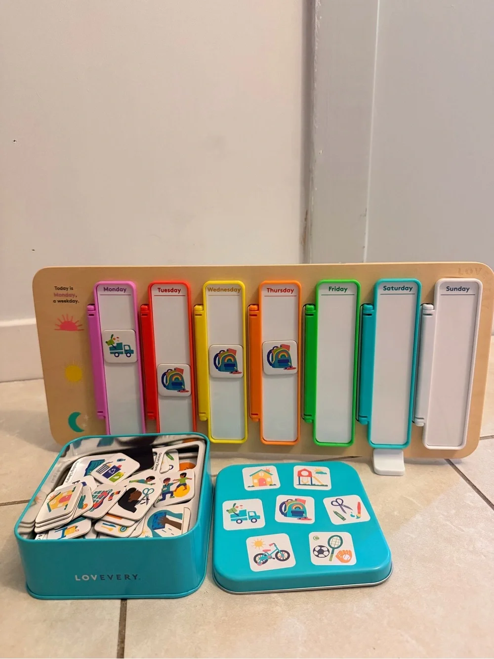 Lovevery Plan Ahead and Daily Helper boards